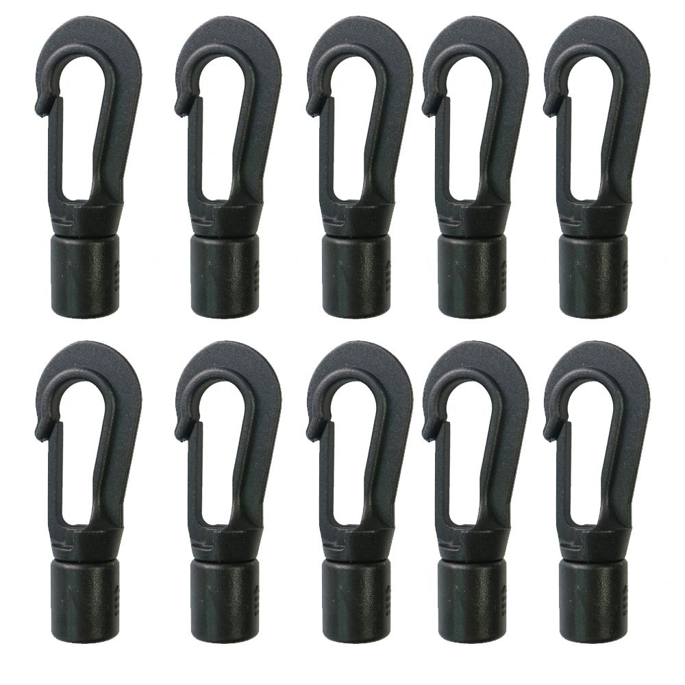 Outdoor Furniture Rope - 5/10Pcs พลาสติก Snap Hook คลิป Bungee