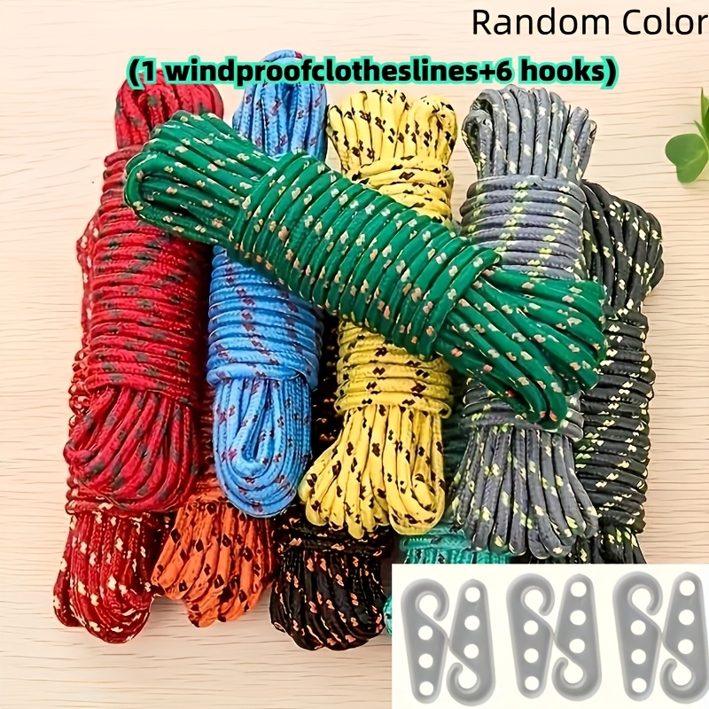 Outdoor Furniture Rope - ชุดอุปกรณ์ 7 ชิ้น เชือกไนลอนยาว 10 เมตร
