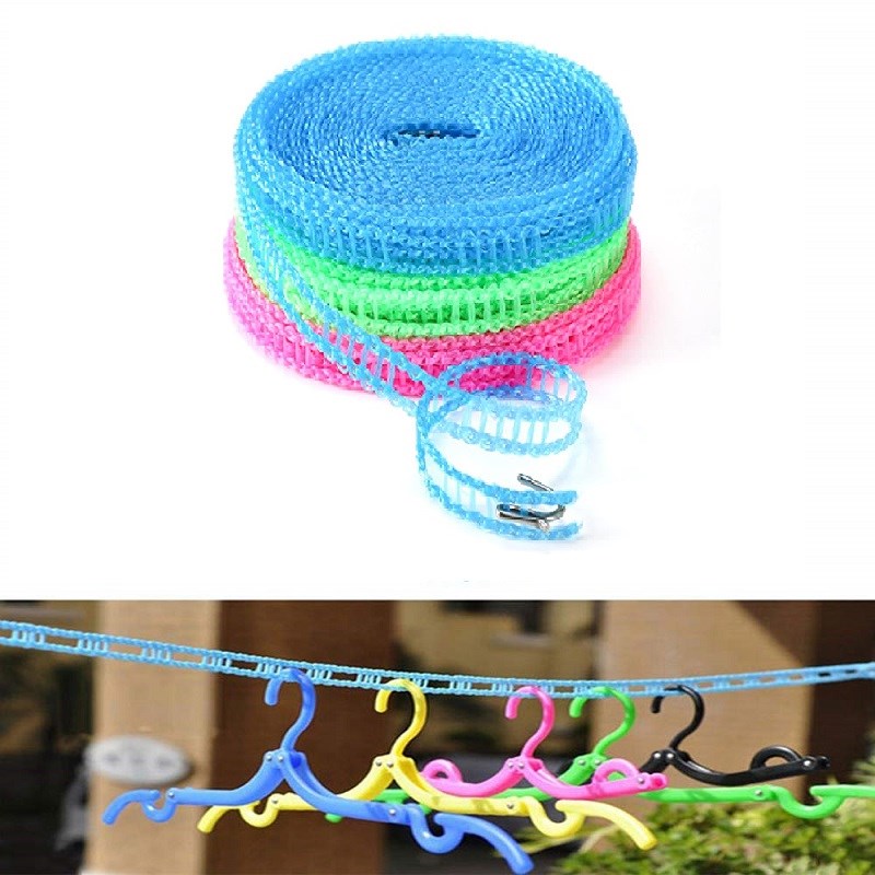 Outdoor Furniture Rope - ราวตากผ้าราวตากผ้าเชือกแบบพกพาWindproof Camping Travel Clotheslineสําหรับในร่มกลางแจ้งซักรีดWindproof Clothes Line