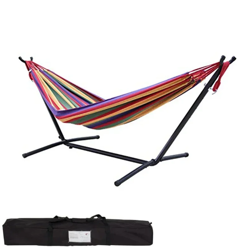 Outdoor Furniture Brand - ยี่ห้อใหม่ 1PC กลางแจ้งผ้าใบที่ถอดออกได้เปลญวนประกอบเหล็กหนาวงเล็บผ้าใบเปลญวนชั้นวางสะดวกกลางแจ้ง H