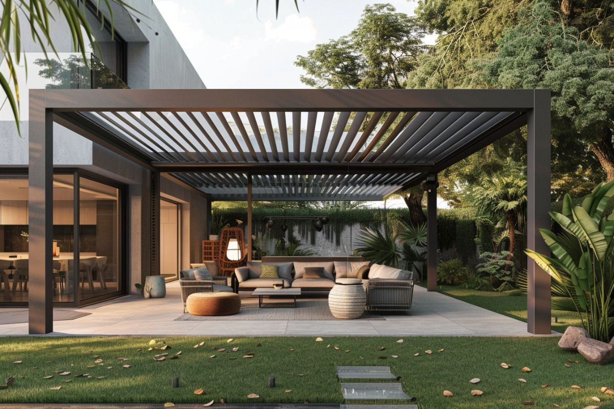 ศาลาอลูมิเนียมอัลลอยเคลือบผงป้ - Outdoor Furniture Gazebo บทวิจารณ์และราคา