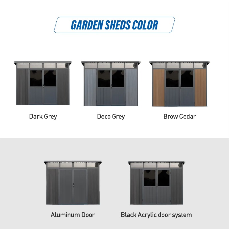 โรงเก็บเครื่องมือโลหะประสิทธิภ - Outdoor Furniture Metal บทวิจารณ์และราคา