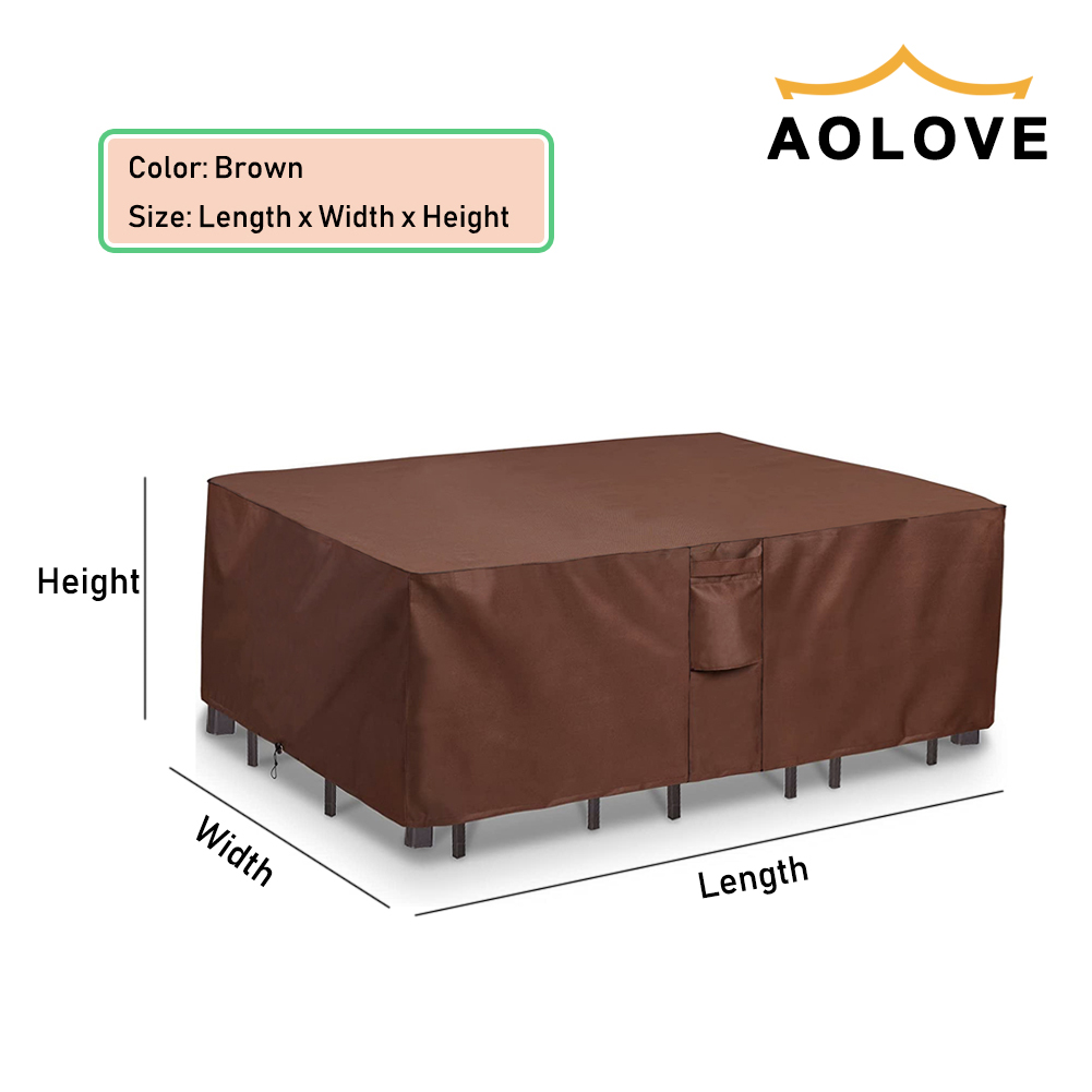 สีน้ําตาล 420D HEAVY DUTY กันน - Outdoor Furniture Varnish บทวิจารณ์และราคา