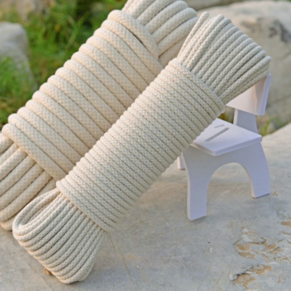 เชือกฝ้ายแข็งแรงนำกลับมาใช้ใหม - Outdoor Furniture Rope บทวิจารณ์และราคา