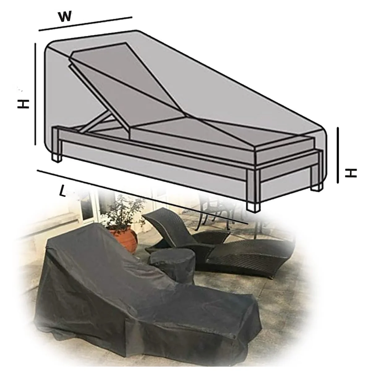 ผ้าคลุมเก้าอี้อาบแดดผ้าอ็อกซ์ฟ - Outdoor Furniture Fabric บทวิจารณ์และราคา