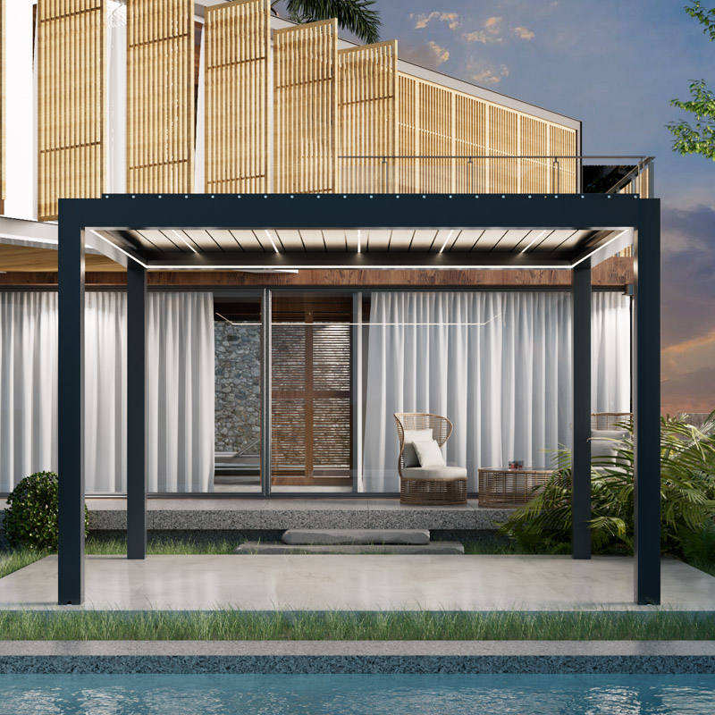 ศาลาหลังคาคลุมกลางแจ้งแบบมีบาน - Outdoor Furniture Gazebo บทวิจารณ์และราคา