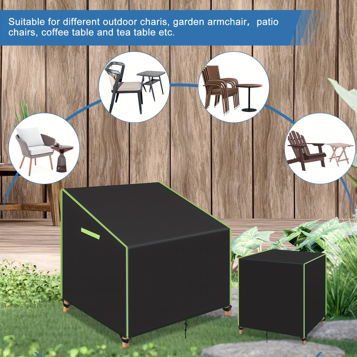ชุดผ้าคลุมเก้าอี้สนาม 3 ชิ้น ก - Outdoor Furniture Table บทวิจารณ์และราคา