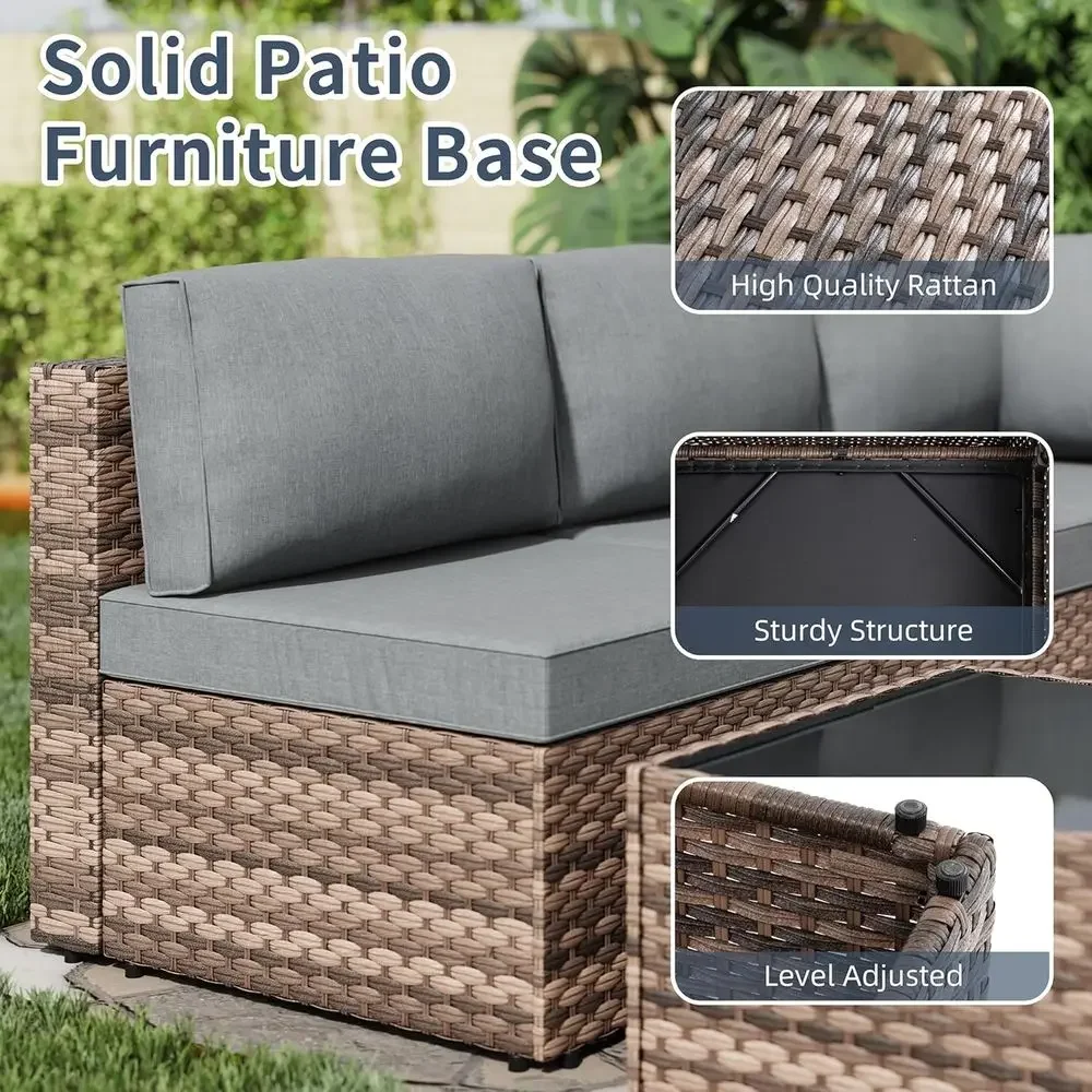ชุดเฟอร์นิเจอร์สำหรับพื้นที่กล - Outdoor Furniture Fire Pit Set บทวิจารณ์และราคา