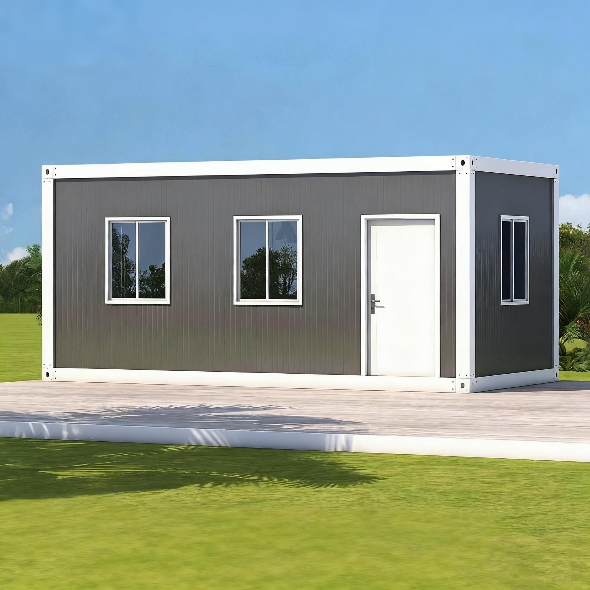 บ้านสำนักงานเคลื่อนที่ทรงสี่เห - Outdoor Furniture Metal บทวิจารณ์และราคา
