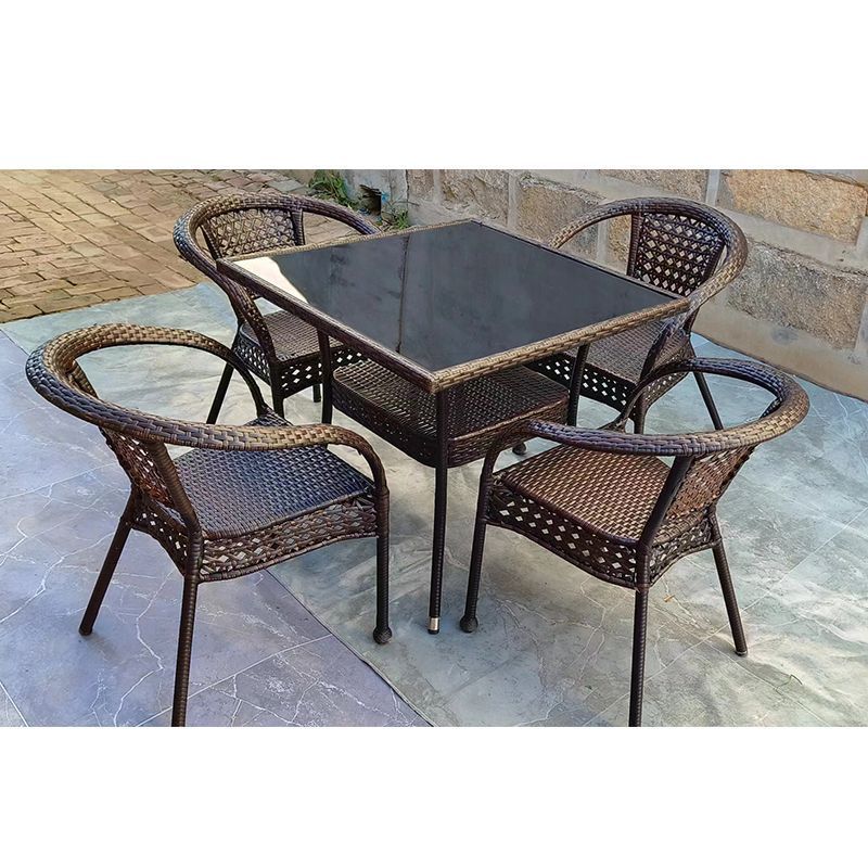 ชุดโต๊ะและเก้าอี้หวายสำหรับกลา - Outdoor Furniture Table บทวิจารณ์และราคา