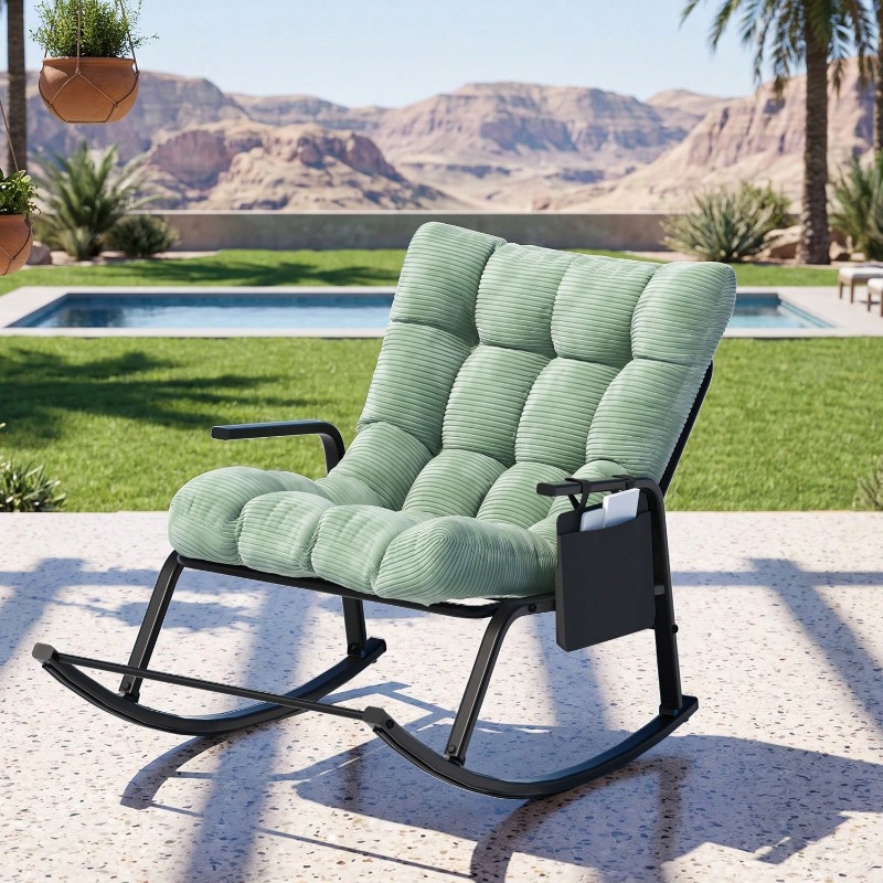 เก้าอี้โยกบุนวมพร้อมช่องเก็บขอ - Outdoor Furniture Without Cushions บทวิจารณ์และราคา