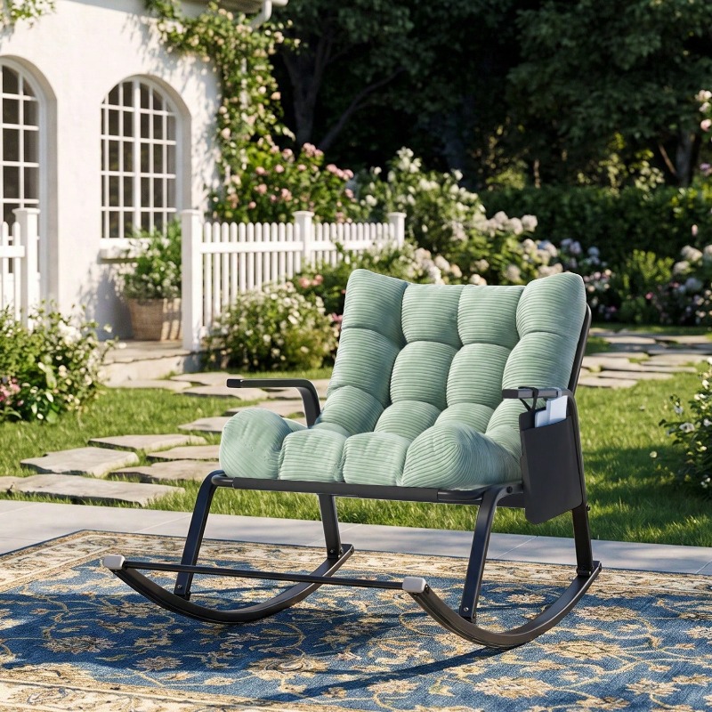 เก้าอี้โยกบุนวมพร้อมช่องเก็บขอ - Outdoor Furniture Without Cushions บทวิจารณ์และราคา