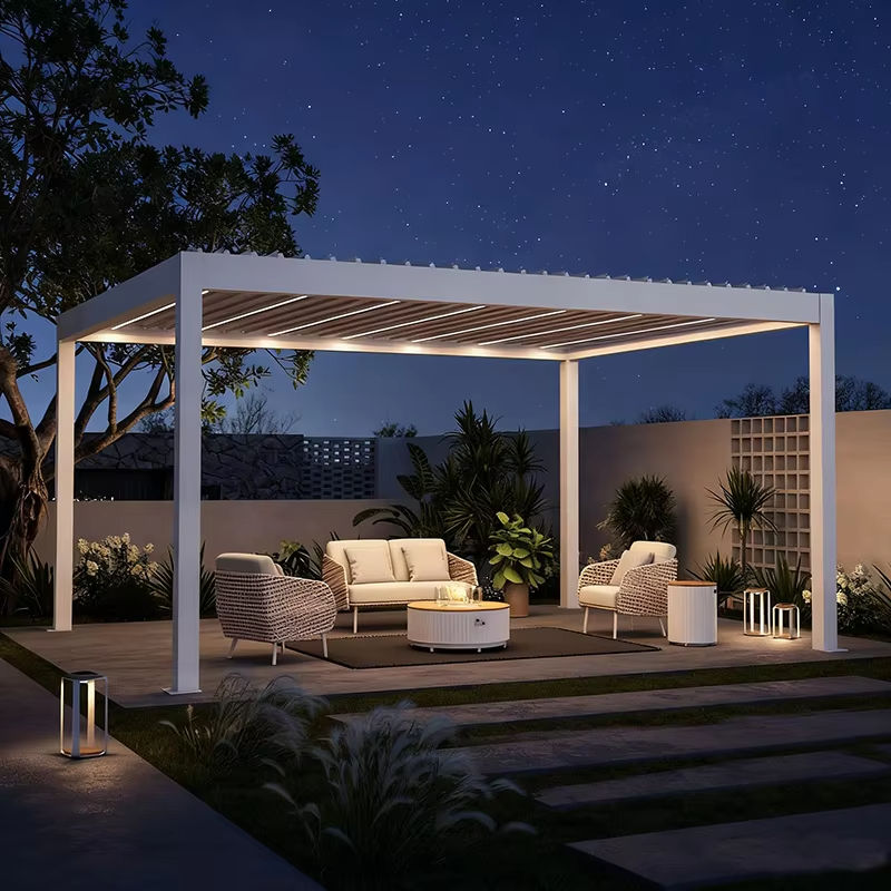 ศาลาทรงสี่เหลี่ยมสำหรับสวนกลาง - Outdoor Furniture Gazebo บทวิจารณ์และราคา