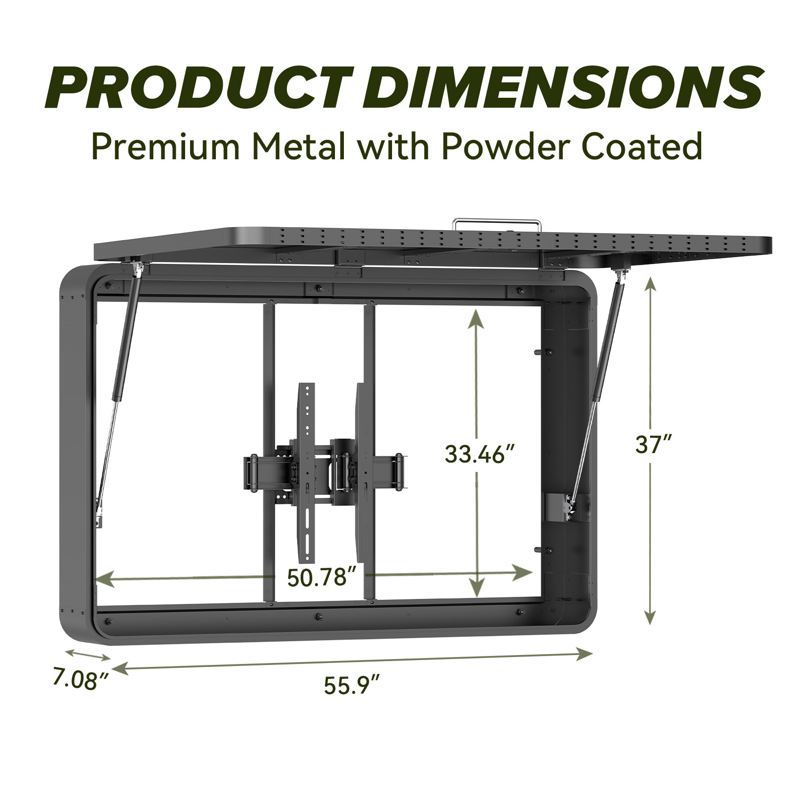 ตู้ครอบทีวีกลางแจ้งโลหะขนาด 55 - Outdoor Furniture Weatherproof บทวิจารณ์และราคา