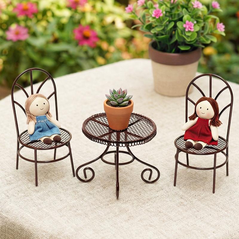1/3 ชิ้น ของตกแต่งสวนบ้านตุ๊กต - Outdoor Furniture Table บทวิจารณ์และราคา