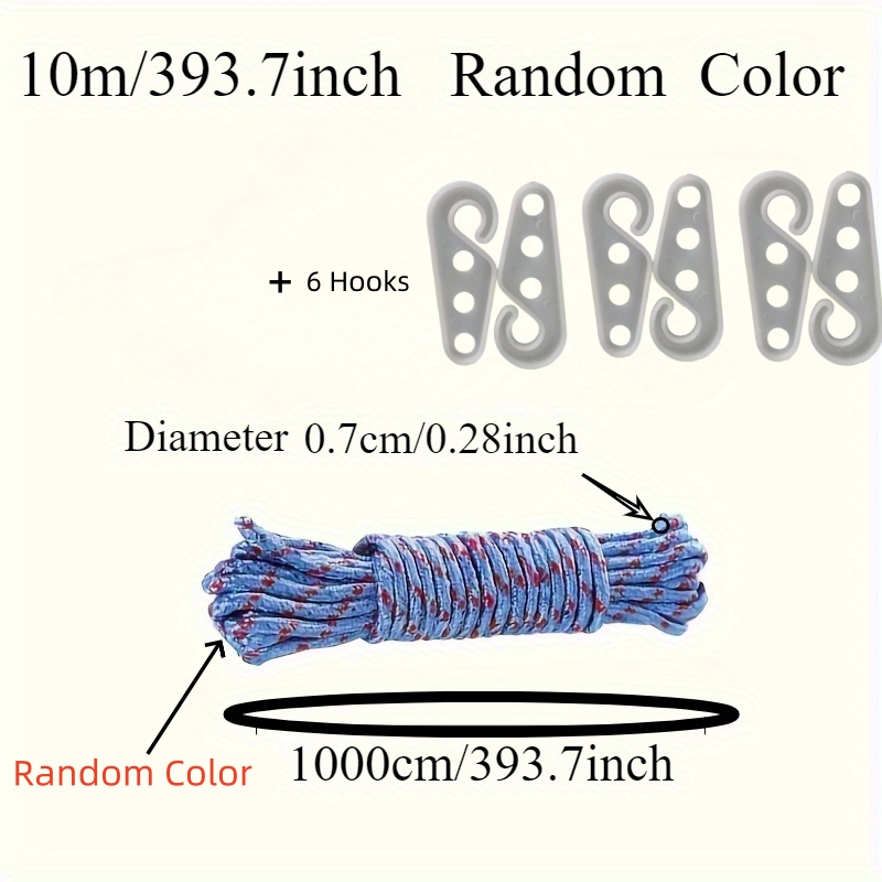 ชุดอุปกรณ์ 7 ชิ้น เชือกไนลอนยา - Outdoor Furniture Rope บทวิจารณ์และราคา