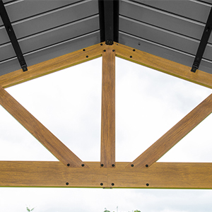 ศาลาโครงอะลูมิเนียมสำหรับกลางแ - Outdoor Furniture Gazebo บทวิจารณ์และราคา