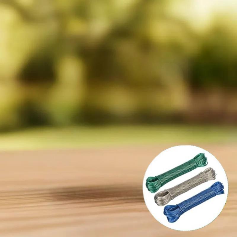ราวตากผ้าเหล็กเคลือบ PVC, เชือ - Outdoor Furniture Rope บทวิจารณ์และราคา