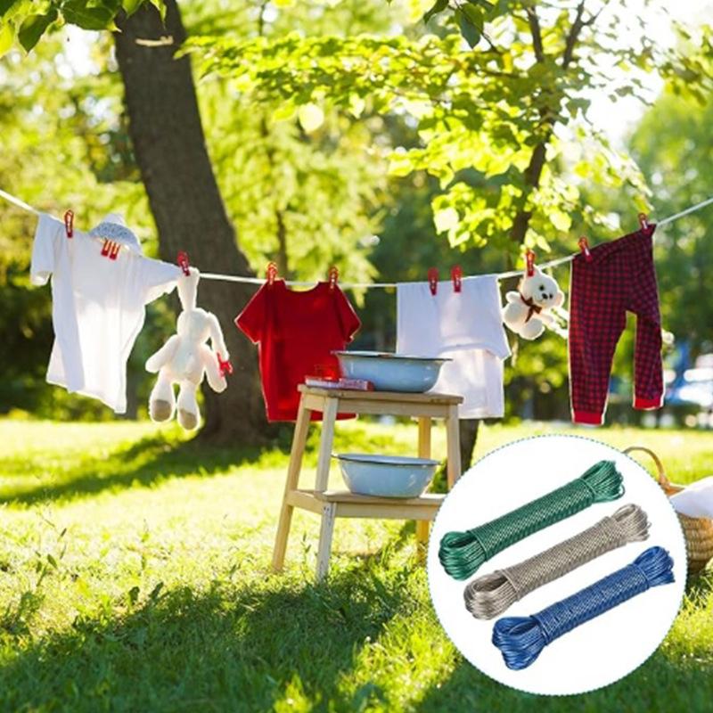 ราวตากผ้าเหล็กเคลือบ PVC, เชือ - Outdoor Furniture Rope บทวิจารณ์และราคา
