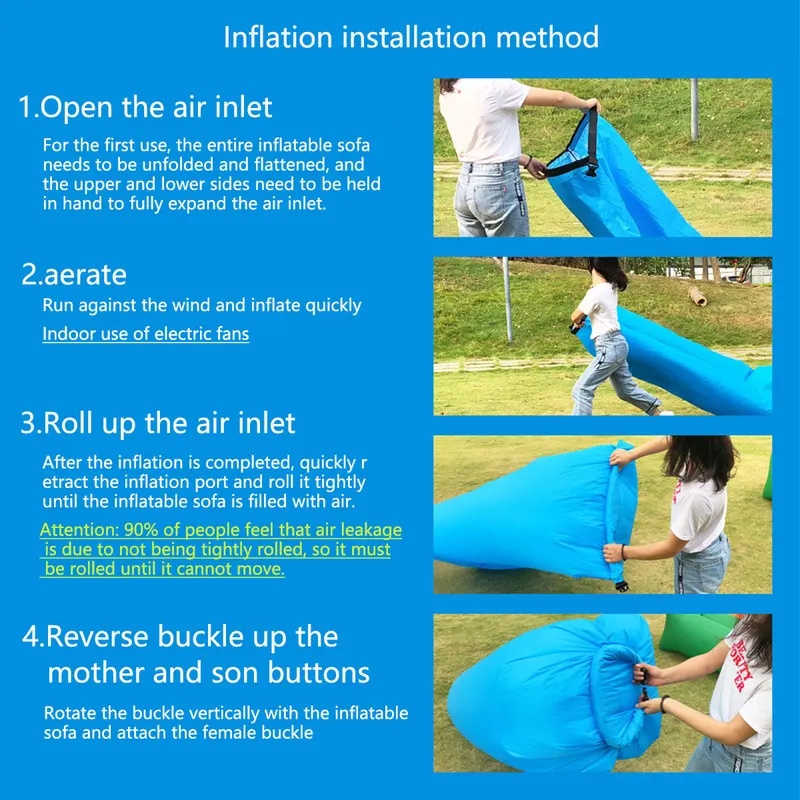 โซฟาเป่าลมแบบพกพา น้ำหนักเบา ก - Outdoor Furniture Weatherproof บทวิจารณ์และราคา