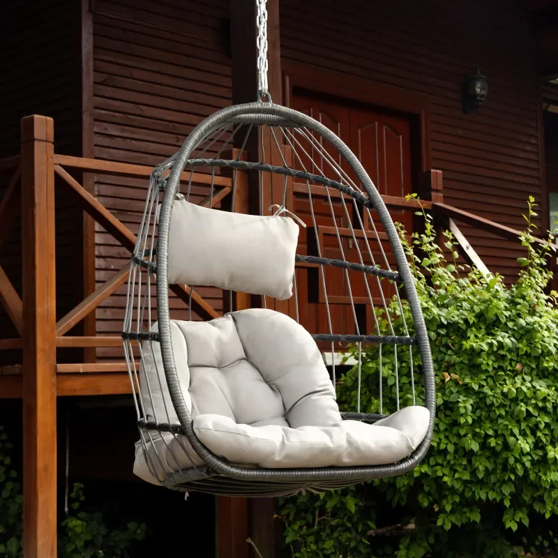 เก้าอี้หวายสานแบบแขวนสำหรับกลา - Outdoor Furniture Without Cushions บทวิจารณ์และราคา