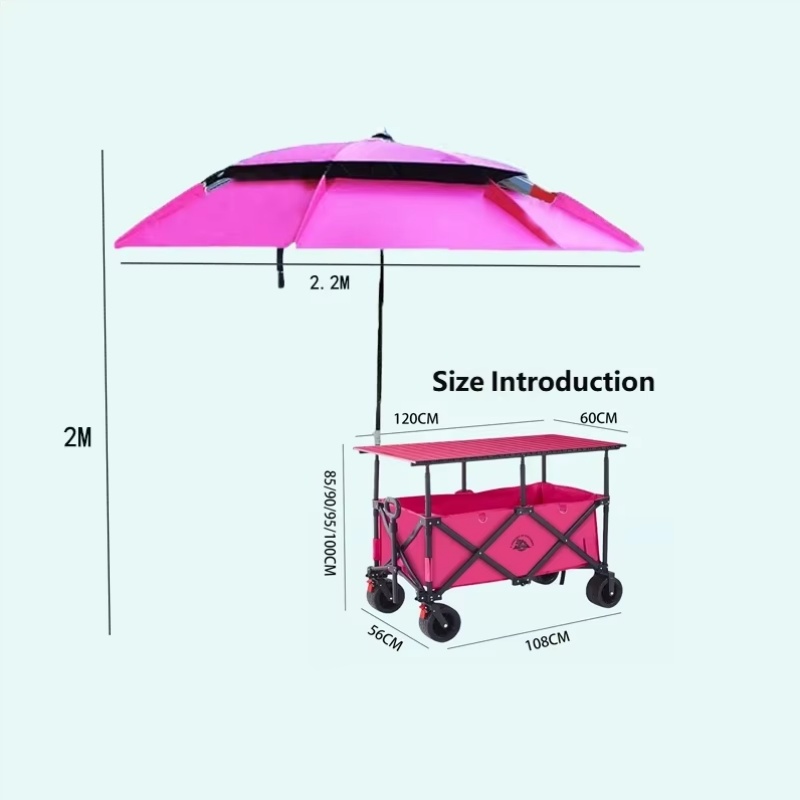 รถเข็นพับได้คุณภาพสูง 420 ลิตร - Outdoor Furniture Table บทวิจารณ์และราคา